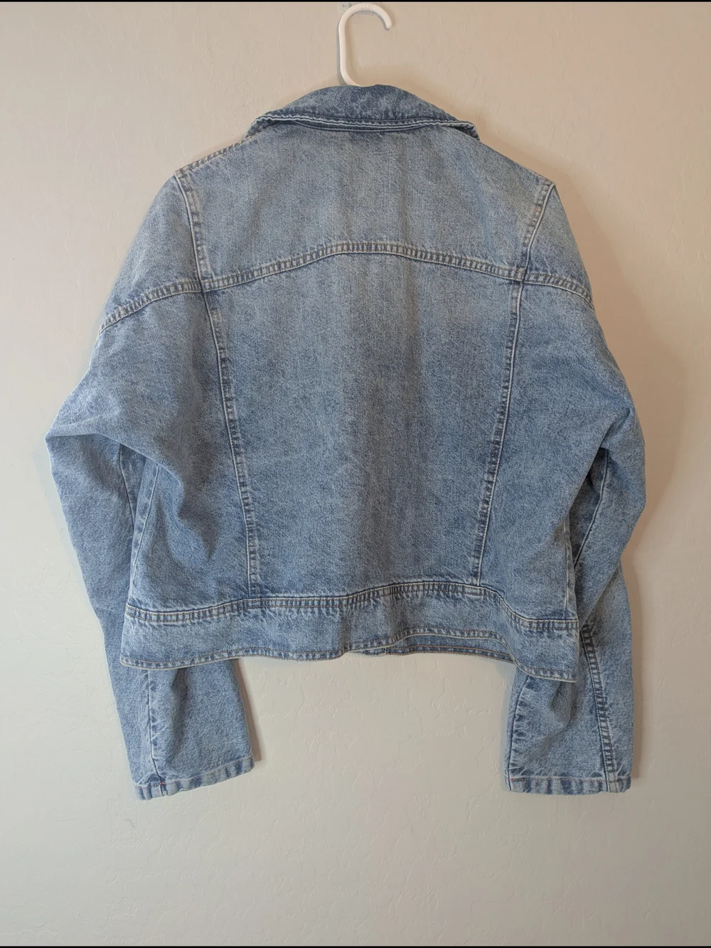 Free People Suzy Oversized Denim Jacket - Size S - Picture 8 of 11
